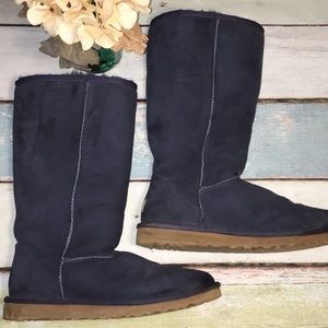 Uggs classic tall blue boots